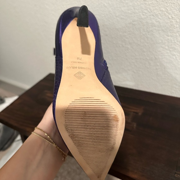 Antonio Melani Metallic Cowboy Boots - Picture 5 of 5